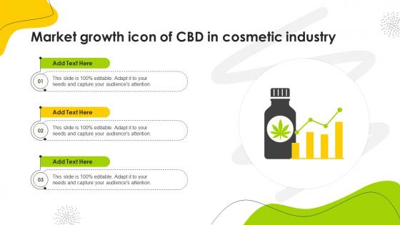 Market Growth Icon Of CBD In Cosmetic Industry