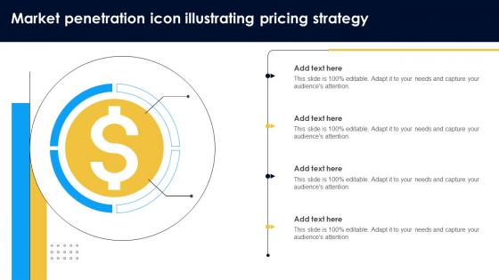 Market Penetration Icon Illustrating Pricing Strategy