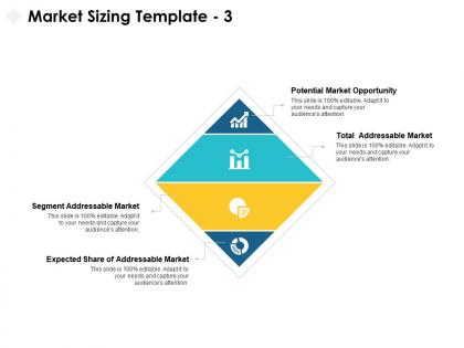 Market sizing segment ppt powerpoint presentation portfolio icon