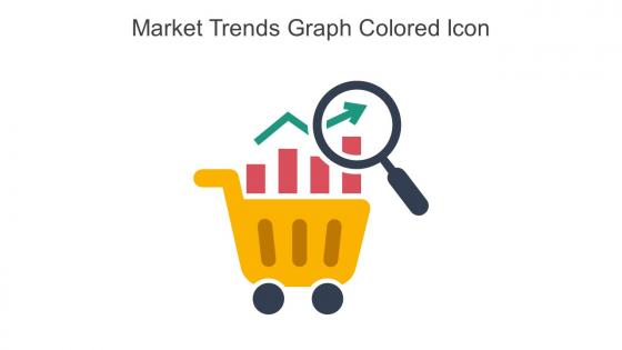 Market Trends Graph Colored Icon In Powerpoint Pptx Png And Editable Eps Format