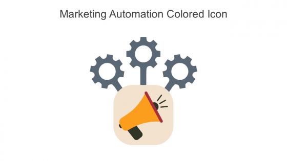 Marketing Automation Colored Icon In Powerpoint Pptx Png And Editable Eps Format