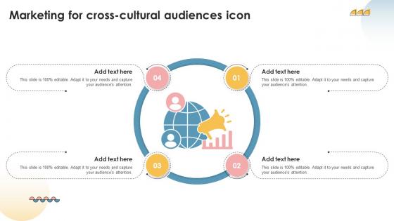 Marketing For Cross Cultural Audiences Icon PPT Powerpoint
