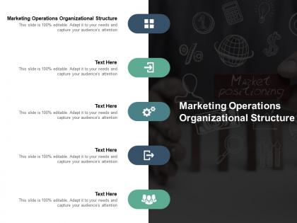 Marketing operations organizational structure ppt powerpoint presentation visual aids icon cpb