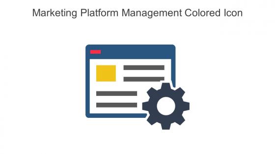 Marketing Platform Management Colored Icon In Powerpoint Pptx Png And Editable Eps Format