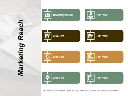 Marketing reach ppt powerpoint presentation icon model cpb