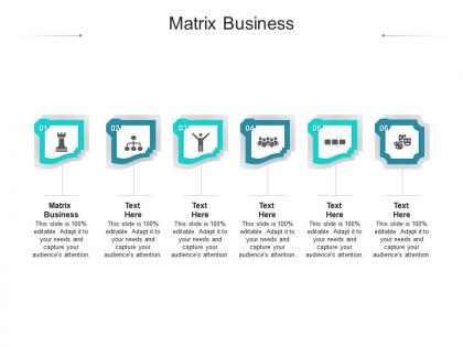 Matrix business ppt powerpoint presentation icon backgrounds cpb