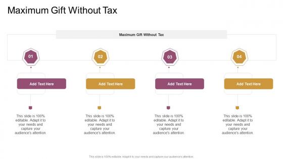 Maximum Gift Without Tax In Powerpoint And Google Slides Cpb