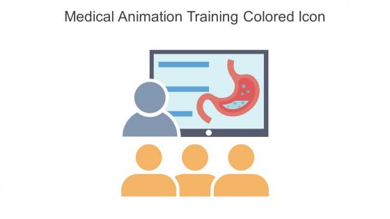 Medical Animation Training Colored Icon In Powerpoint Pptx Png And Editable Eps Format