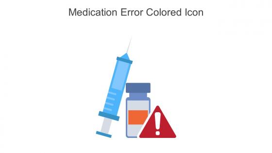 Medication Error Colored Icon In Powerpoint Pptx Png And Editable Eps Format