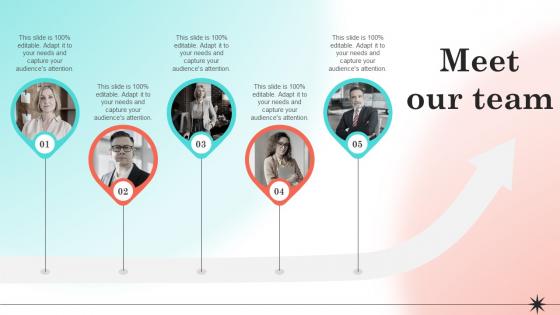 Meet Our Team Developing Strategic Employee Engagement Action Plan Ppt Icon Sample