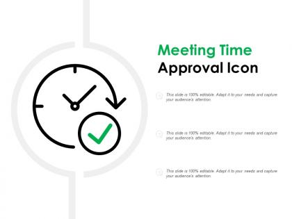 Meeting time approval icon