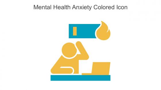 Mental Health Anxiety Colored Icon In Powerpoint Pptx Png And Editable Eps Format