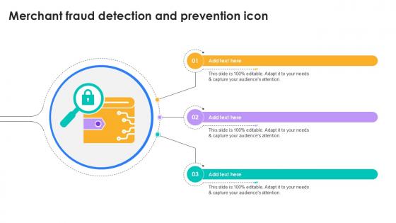 Merchant Fraud Detection And Prevention Icon Ppt Example
