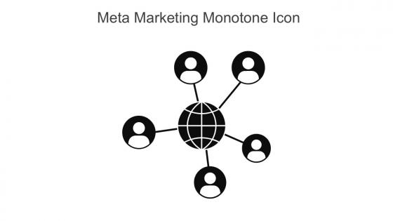 Meta Marketing Monotone Icon In Powerpoint Pptx Png And Editable Eps Format