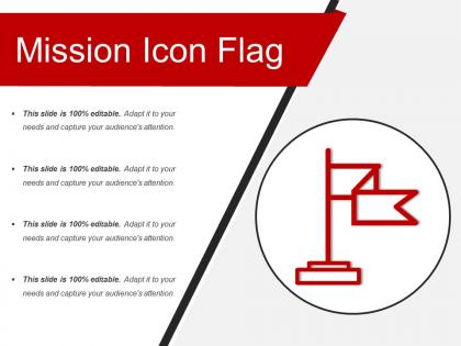 Mission icon flag