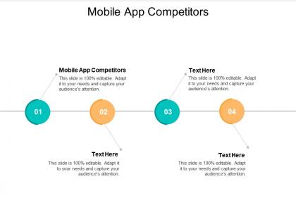 Mobile app competitors ppt powerpoint presentation icon introduction cpb