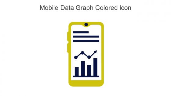 Mobile Data Graph Colored Icon In Powerpoint Pptx Png And Editable Eps Format