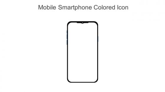 Mobile Smartphone Colored Icon In Powerpoint Pptx Png And Editable Eps Format