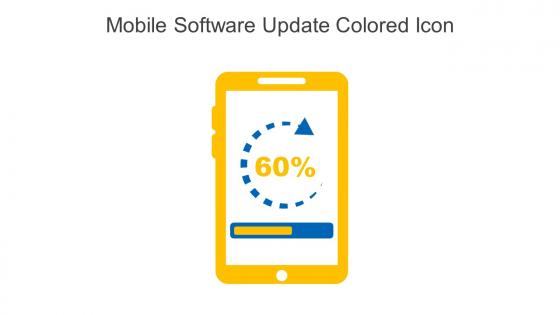 Mobile Software Update Colored Icon In Powerpoint Pptx Png And Editable Eps Format