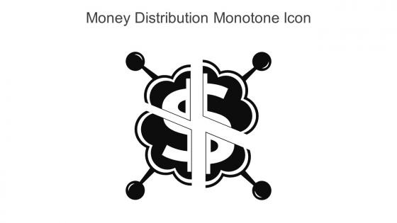 Money Distribution Monotone Icon In Powerpoint Pptx Png And Editable Eps Format