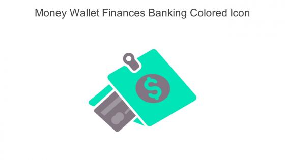 Money Wallet Finances Banking Colored Icon In Powerpoint Pptx Png And Editable Eps Format