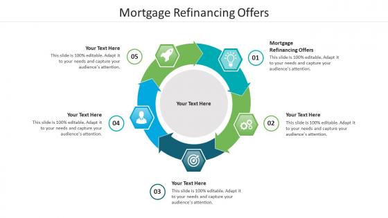 Mortgage refinancing offers ppt powerpoint presentation file icon cpb