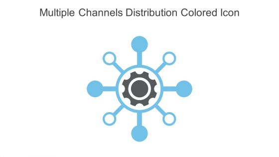 Multiple Channels Distribution Colored Icon In Powerpoint Pptx Png And Editable Eps Format