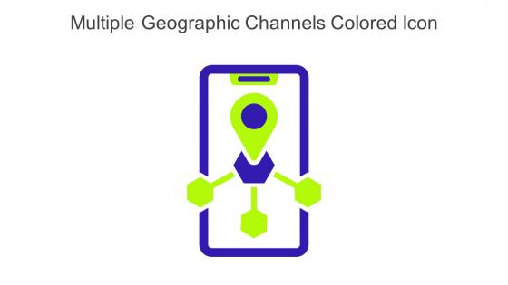 Multiple Geographic Channels Colored Icon In Powerpoint Pptx Png And Editable Eps Format