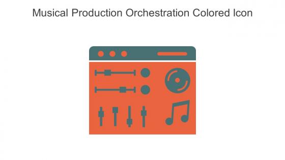Musical Production Orchestration Colored Icon In Powerpoint Pptx Png And Editable Eps Format