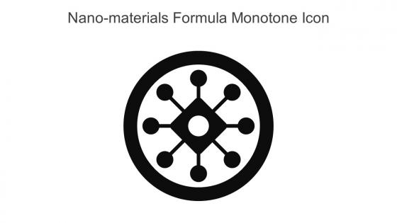 Nano Materials Formula Monotone Icon In Powerpoint Pptx Png And Editable Eps Format