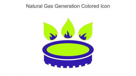 Natural Gas Generation Colored Icon In Powerpoint Pptx Png And Editable Eps Format