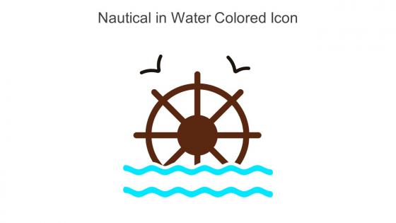 Nautical In Water Colored Icon In Powerpoint Pptx Png And Editable Eps Format