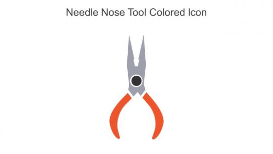 Needle Nose Tool Colored Icon In Powerpoint Pptx Png And Editable Eps Format
