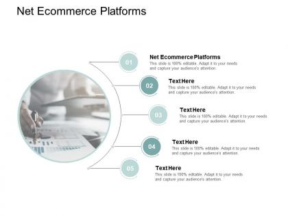 Net ecommerce platforms ppt powerpoint presentation styles icon cpb