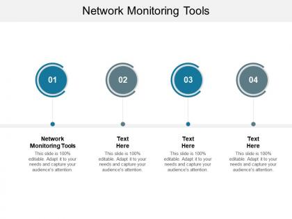 Network monitoring tools ppt powerpoint presentation icon slides cpb