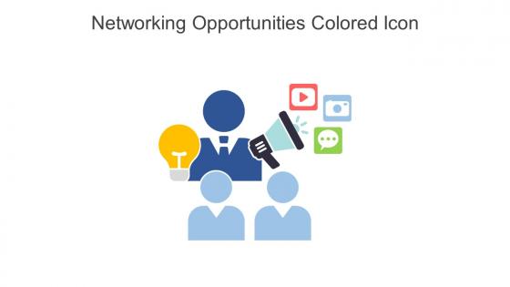 Networking Opportunities Colored Icon In Powerpoint Pptx Png And Editable Eps Format