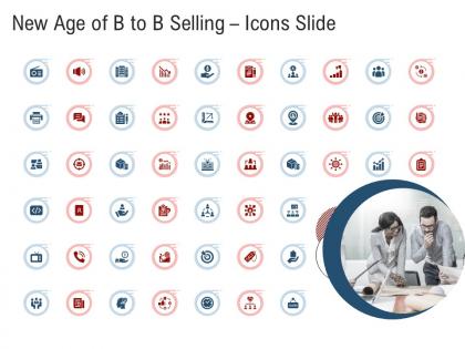 New age of b to b selling icons slide ppt infographics vector