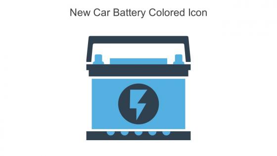 New Car Battery Colored Icon In Powerpoint Pptx Png And Editable Eps Format