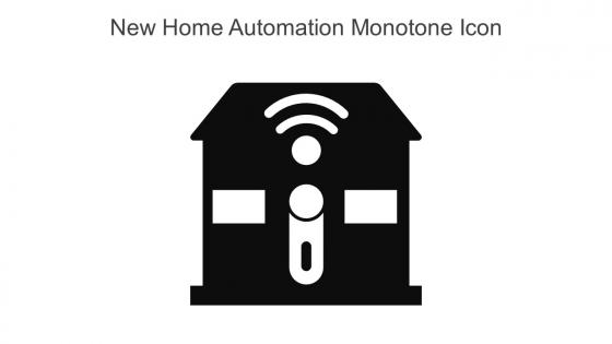 New Home Automation Monotone Icon In Powerpoint Pptx Png And Editable Eps Format