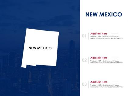New mexico powerpoint presentation ppt template