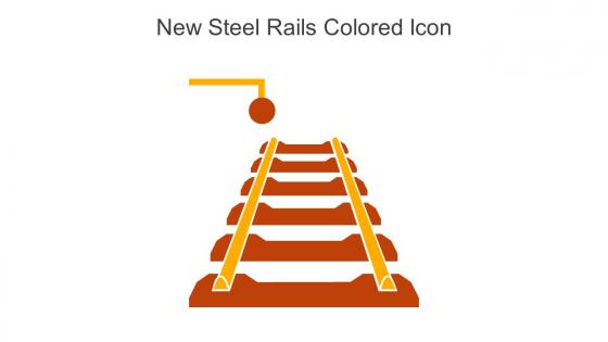 New Steel Rails Colored Icon In Powerpoint Pptx Png And Editable Eps Format