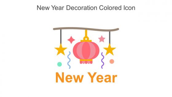 New Year Decoration Colored Icon In Powerpoint Pptx Png And Editable Eps Format