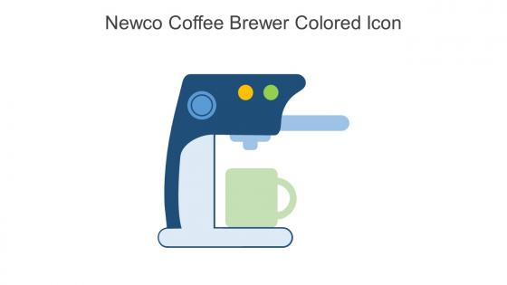 Newco Coffee Brewer Colored Icon In Powerpoint Pptx Png And Editable Eps Format