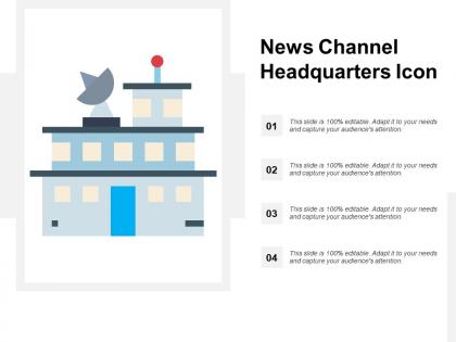 News channel headquarters icon