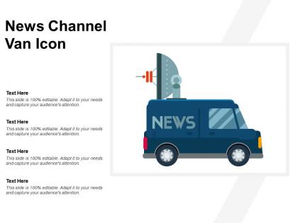 News channel van icon