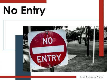 No entry indicating signboard illustrating instructions