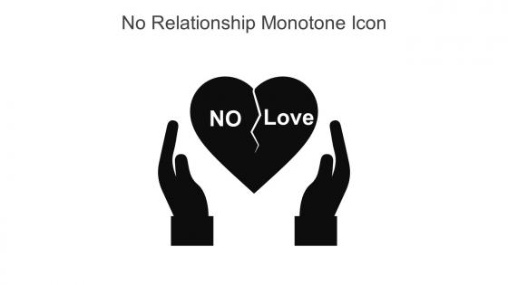 No Relationship Monotone Icon In Powerpoint Pptx Png And Editable Eps Format