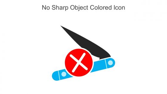 No Sharp Object Colored Icon In Powerpoint Pptx Png And Editable Eps Format