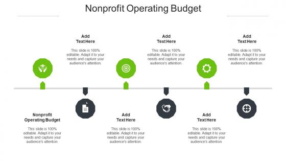 Nonprofit Operating Budget Ppt Powerpoint Presentation Icon Example Cpb