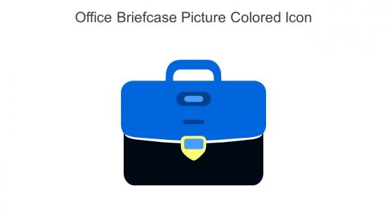 Office Briefcase Picture Colored Icon In Powerpoint Pptx Png And Editable Eps Format